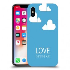 אהבה באוויר כיסוי מגן קשיח מעוצב ל Apple iPhone X יחידה אחת סקרין מובייל