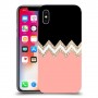 ורוד-לבן-לבן כיסוי מגן קשיח מעוצב ל Apple iPhone X יחידה אחת סקרין מובייל