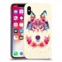 פיקסל וולף כיסוי מגן קשיח מעוצב ל Apple iPhone X יחידה אחת סקרין מובייל