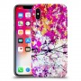 סתיו סגול כיסוי מגן קשיח מעוצב ל Apple iPhone X יחידה אחת סקרין מובייל