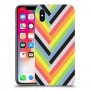 פסים קשת כיסוי מגן קשיח מעוצב ל Apple iPhone X יחידה אחת סקרין מובייל