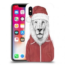 סנטה אריה כיסוי מגן קשיח מעוצב ל Apple iPhone X יחידה אחת סקרין מובייל