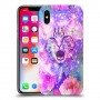 חתול מושלג כיסוי מגן קשיח מעוצב ל Apple iPhone X יחידה אחת סקרין מובייל