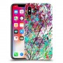 באביב בסגול כיסוי מגן קשיח מעוצב ל Apple iPhone X יחידה אחת סקרין מובייל
