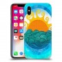 זריחה ליד הים כיסוי מגן קשיח מעוצב ל Apple iPhone X יחידה אחת סקרין מובייל