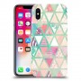 משולשים כיסוי מגן קשיח מעוצב ל Apple iPhone X יחידה אחת סקרין מובייל