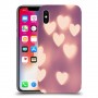 לבבות מעורפלים בחום כיסוי מגן קשיח מעוצב ל Apple iPhone X יחידה אחת סקרין מובייל