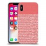 נקודות לבנות בורוד כיסוי מגן קשיח מעוצב ל Apple iPhone X יחידה אחת סקרין מובייל