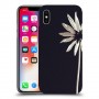 פרח לבן כיסוי מגן קשיח מעוצב ל Apple iPhone X יחידה אחת סקרין מובייל