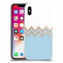 לבן כחול כיסוי מגן קשיח מעוצב ל Apple iPhone X יחידה אחת סקרין מובייל