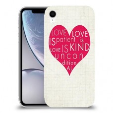 אהבה היא אדיבה כיסוי מגן קשיח מעוצב ל Apple iPhone XR יחידה אחת סקרין מובייל