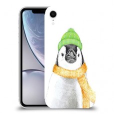 פינגווין בקור כיסוי מגן קשיח מעוצב ל Apple iPhone XR יחידה אחת סקרין מובייל