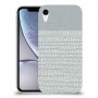 נקודות לבנות אפור כיסוי מגן קשיח מעוצב ל Apple iPhone XR יחידה אחת סקרין מובייל