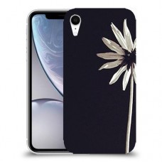 פרח לבן כיסוי מגן קשיח מעוצב ל Apple iPhone XR יחידה אחת סקרין מובייל