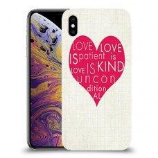 אהבה היא אדיבה כיסוי מגן קשיח מעוצב ל Apple iPhone XS Max יחידה אחת סקרין מובייל