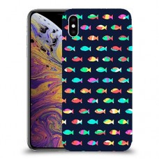 קשת בדגים כיסוי מגן קשיח מעוצב ל Apple iPhone XS Max יחידה אחת סקרין מובייל