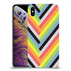 פסים קשת כיסוי מגן קשיח מעוצב ל Apple iPhone XS Max יחידה אחת סקרין מובייל
