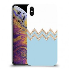 לבן כחול כיסוי מגן קשיח מעוצב ל Apple iPhone XS Max יחידה אחת סקרין מובייל