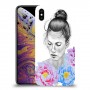 אישה בפרחים כיסוי מגן קשיח מעוצב ל Apple iPhone XS Max יחידה אחת סקרין מובייל