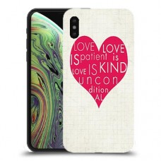 אהבה היא אדיבה כיסוי מגן קשיח מעוצב ל Apple iPhone XS יחידה אחת סקרין מובייל