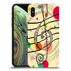 מוסיקה היא החיים שלי כיסוי מגן קשיח מעוצב ל Apple iPhone XS יחידה אחת סקרין מובייל