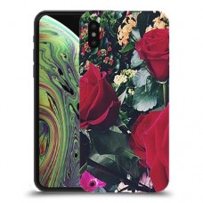 ורדים כיסוי מגן קשיח מעוצב ל Apple iPhone XS יחידה אחת סקרין מובייל