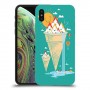 גלידה סאני כיסוי מגן קשיח מעוצב ל Apple iPhone XS יחידה אחת סקרין מובייל