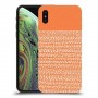 נקודות לבנות בכתום כיסוי מגן קשיח מעוצב ל Apple iPhone XS יחידה אחת סקרין מובייל
