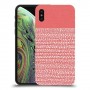 נקודות לבנות בורוד כיסוי מגן קשיח מעוצב ל Apple iPhone XS יחידה אחת סקרין מובייל