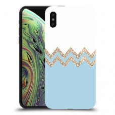 לבן כחול כיסוי מגן קשיח מעוצב ל Apple iPhone XS יחידה אחת סקרין מובייל