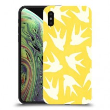 צהוב ציפור החיים כיסוי מגן קשיח מעוצב ל Apple iPhone XS יחידה אחת סקרין מובייל