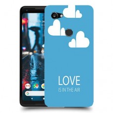 אהבה באוויר כיסוי מגן קשיח מעוצב ל Google Pixel 2 XL יחידה אחת סקרין מובייל