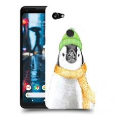 פינגווין בקור כיסוי מגן קשיח מעוצב ל Google Pixel 2 XL יחידה אחת סקרין מובייל