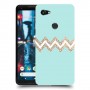 פסים בירוק כיסוי מגן קשיח מעוצב ל Google Pixel 2 XL יחידה אחת סקרין מובייל