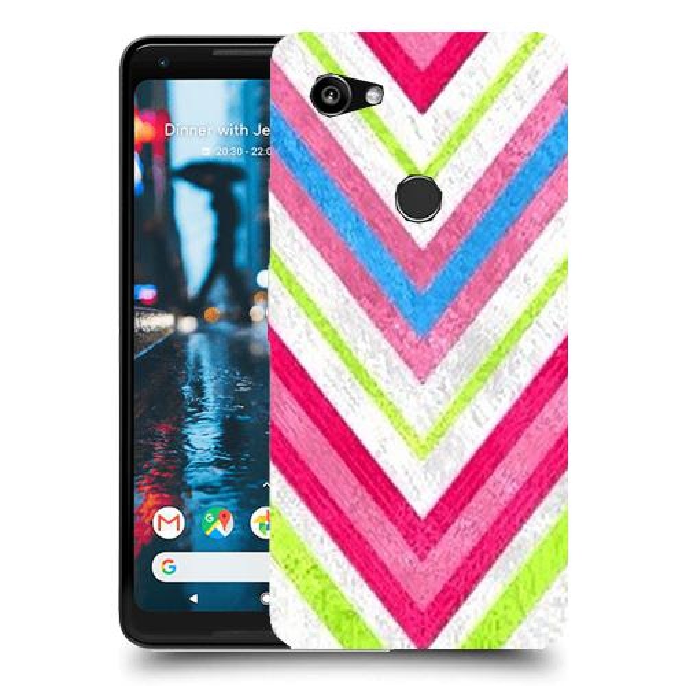 צבעים חשופים כיסוי מגן קשיח מעוצב ל Google Pixel 2 XL יחידה אחת סקרין מובייל