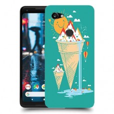 גלידה סאני כיסוי מגן קשיח מעוצב ל Google Pixel 2 XL יחידה אחת סקרין מובייל
