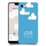 אהבה באוויר כיסוי מגן קשיח מעוצב ל Google Pixel 3 XL יחידה אחת סקרין מובייל