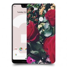 ורדים כיסוי מגן קשיח מעוצב ל Google Pixel 3 XL יחידה אחת סקרין מובייל