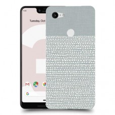נקודות לבנות אפור כיסוי מגן קשיח מעוצב ל Google Pixel 3 XL יחידה אחת סקרין מובייל