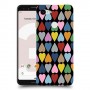 פסיפס קשת לבבות כיסוי מגן קשיח מעוצב ל Google Pixel 3 יחידה אחת סקרין מובייל