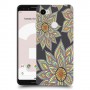 חמניות בשחור כיסוי מגן קשיח מעוצב ל Google Pixel 3 יחידה אחת סקרין מובייל