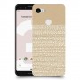 נקודות לבנות כיסוי מגן קשיח מעוצב ל Google Pixel 3 יחידה אחת סקרין מובייל