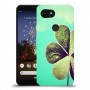 מזל קלובר כיסוי מגן קשיח מעוצב ל Google Pixel 3a XL יחידה אחת סקרין מובייל