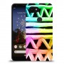 ניאון גיאומטריה כיסוי מגן קשיח מעוצב ל Google Pixel 3a XL יחידה אחת סקרין מובייל