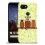 משפחת ינשוף כיסוי מגן קשיח מעוצב ל Google Pixel 3a XL יחידה אחת סקרין מובייל