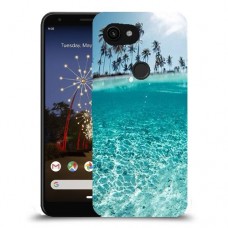 חופשה גן עדן כיסוי מגן קשיח מעוצב ל Google Pixel 3a XL יחידה אחת סקרין מובייל