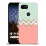 ורוד ירוק כיסוי מגן קשיח מעוצב ל Google Pixel 3a XL יחידה אחת סקרין מובייל