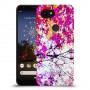 סתיו סגול כיסוי מגן קשיח מעוצב ל Google Pixel 3a XL יחידה אחת סקרין מובייל
