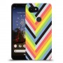 פסים קשת כיסוי מגן קשיח מעוצב ל Google Pixel 3a XL יחידה אחת סקרין מובייל