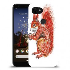 סקוור עשיר כיסוי מגן קשיח מעוצב ל Google Pixel 3a XL יחידה אחת סקרין מובייל